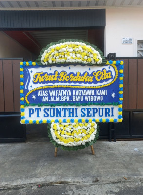 Papan Bunga Duka di Sukarame Ii